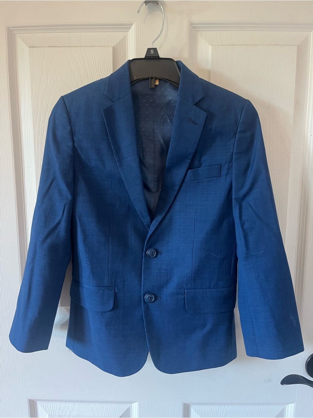 Boy’s Blue Two-Button Blazer